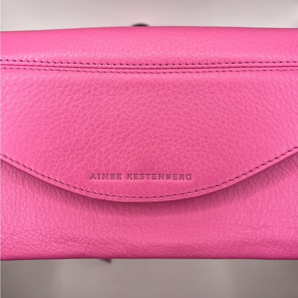 Aimee Kestenberg Pink Crossbody Bag with Chain Strap - Picture 5 of 10